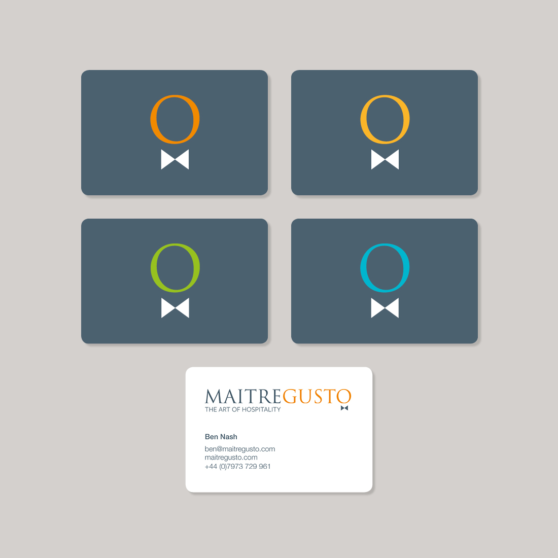 Maitre Gusto Business Cards